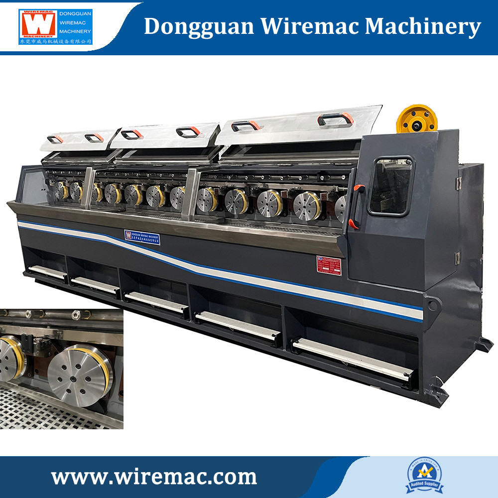 Gear Drive Spray Type 2 Wire Multi Drawing Machine With High Output