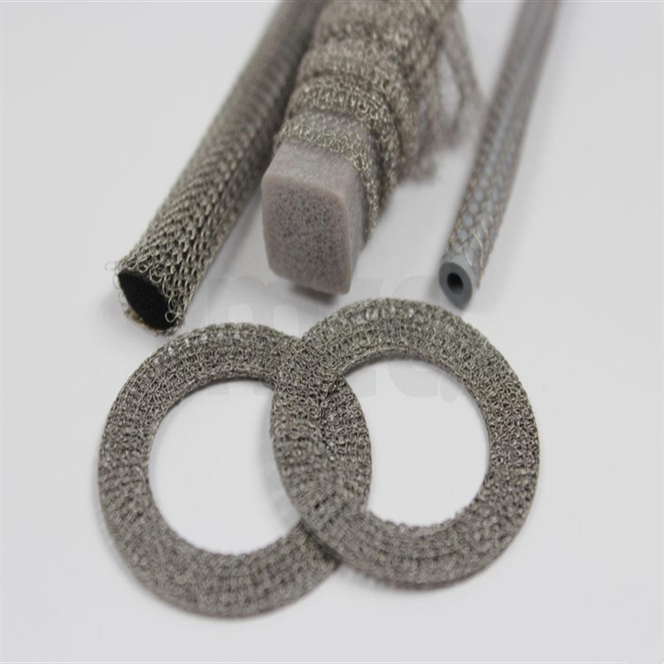 High Corrosion Resistance Compressed Knitted Wire Mesh For Rectangular Filtering Sus 316 Material
