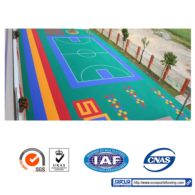 Children'S Play Interlock Rubber Tiles Outdoor Sports Kindergarten Playground Flooring