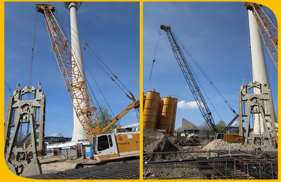 Electric Power Pile Foundation Machine Installation With 3m/Min Max. Traveling Speed