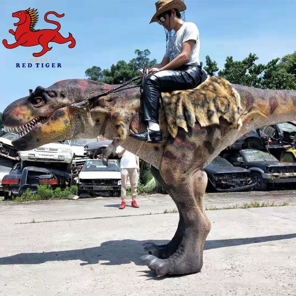 Realistic Walking Dinosaur Costume , Animatronic Walking T Rex Costume