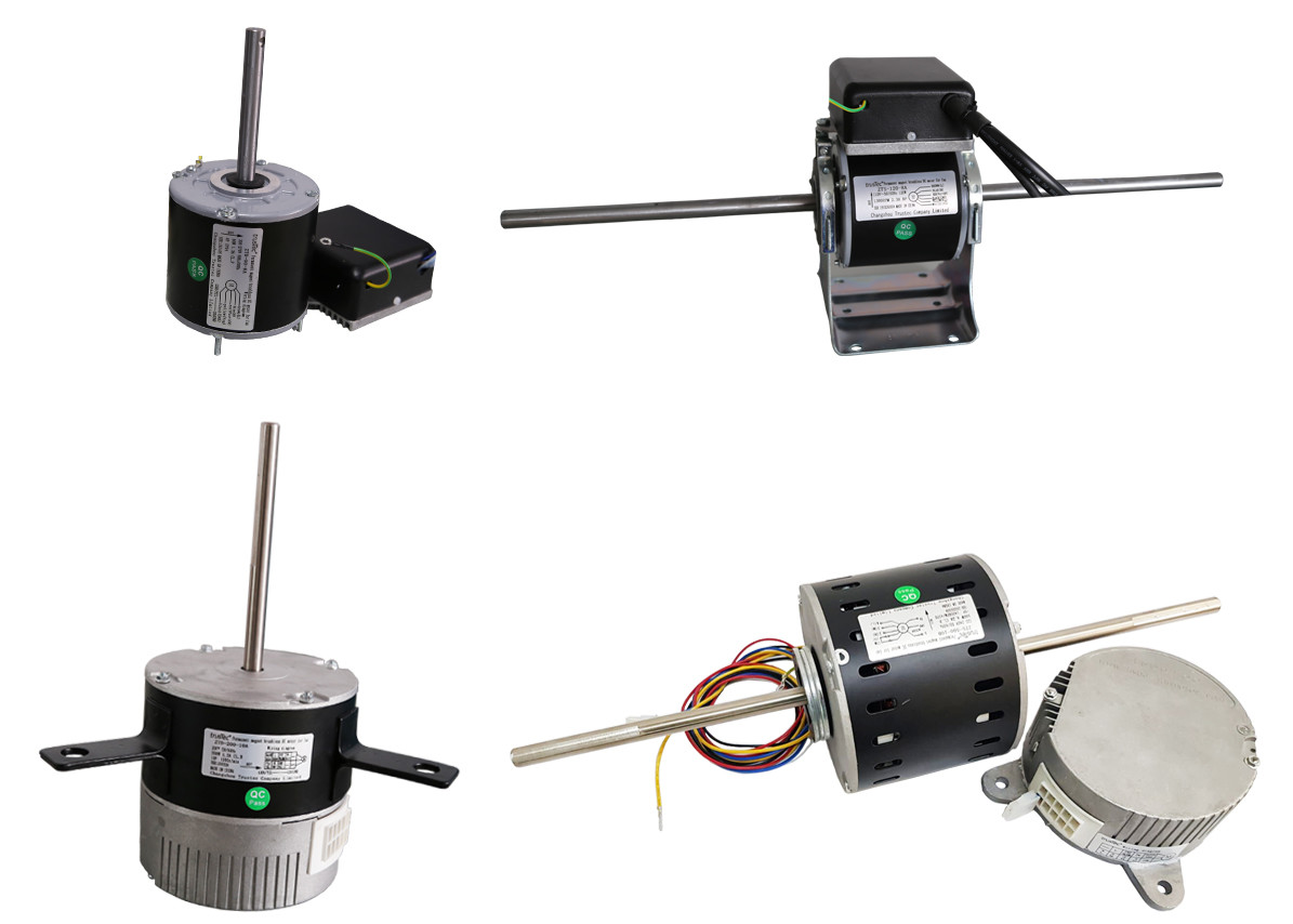 Single Shaft EC Fan Motor Replacement Of PSC BLDC Motor-50W 220V