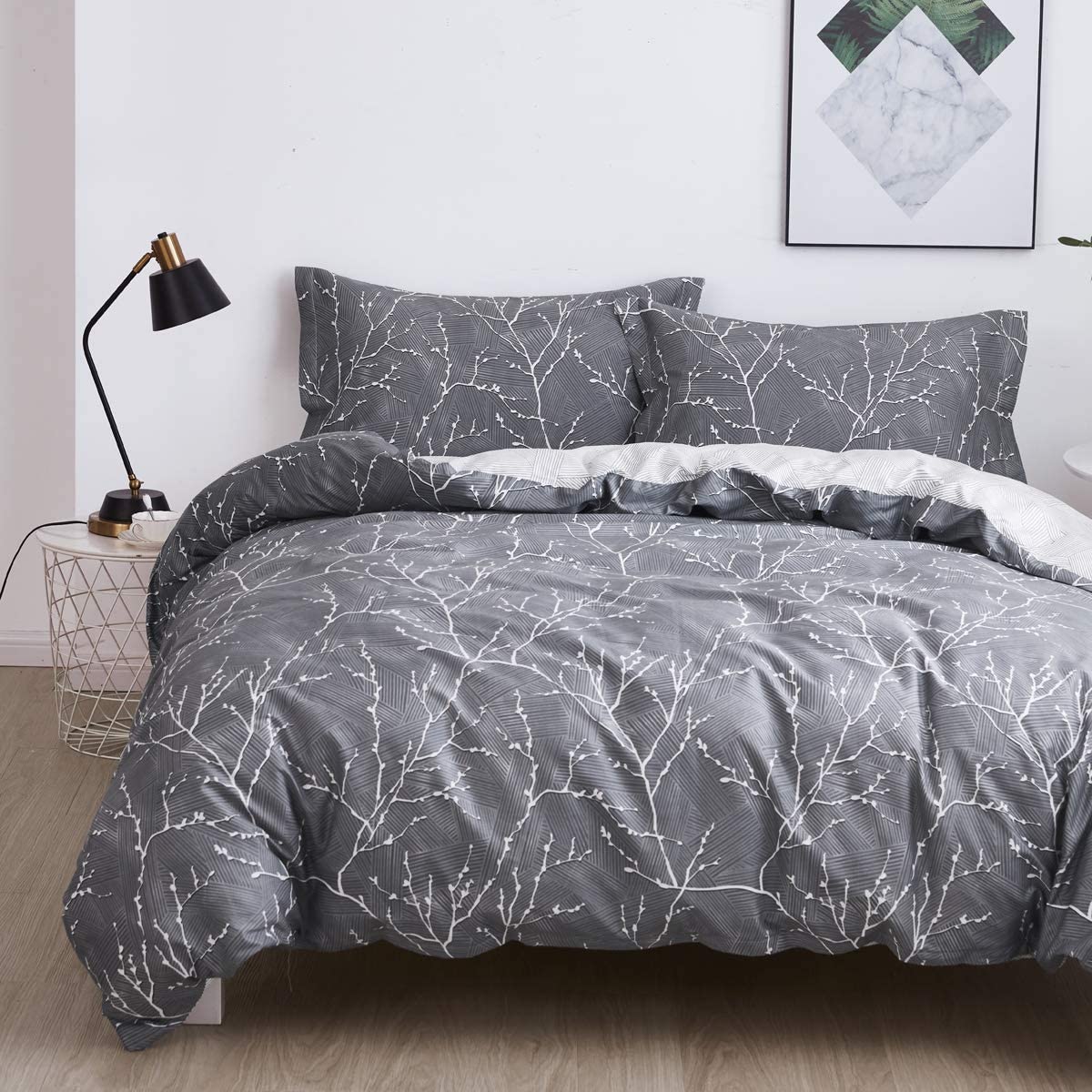 3PCS Customized Colors Luxury Duvet Cover Set 100% Cotton Designer Bedding Set