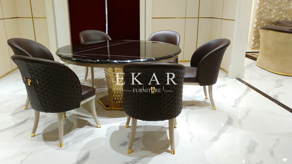 Househole Dining Table And Chair Round Dining Table W002D1R
