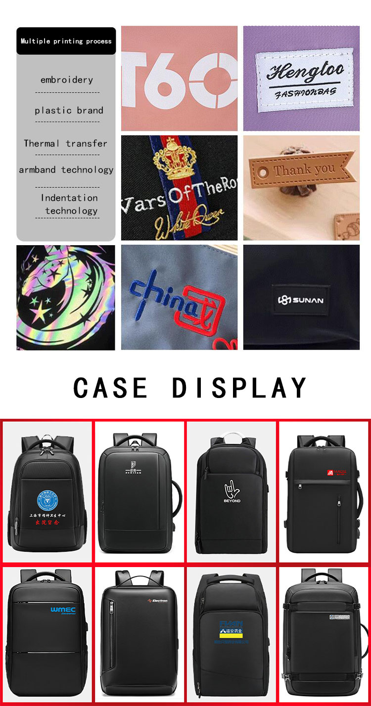 Sympathybag high quality custom logo backpack designer rucksack waterproof notebook business travel men's laptop rucksack