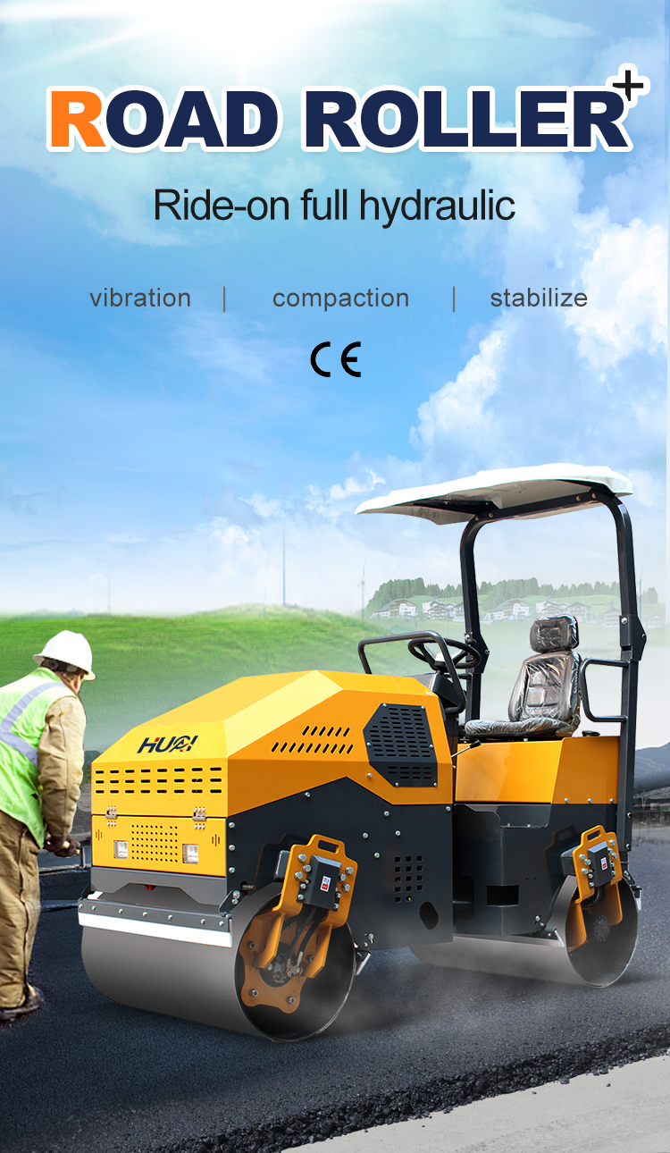 45KN Exciting Force Mini Static Road Roller for Easy Maneuverability and Control