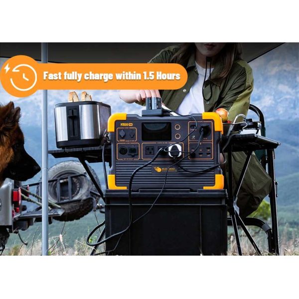 Compact 15Kgs NCM Lithium Battery Solar UPS Generator with 1000 Recycles and 12 Month Warranty