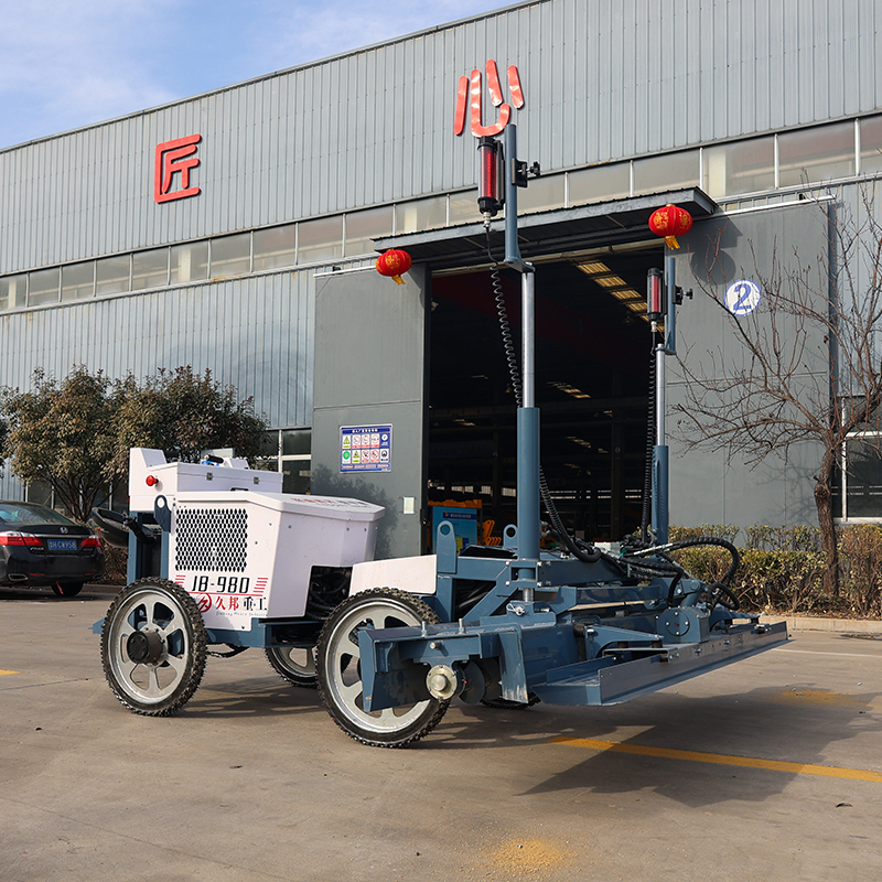 High Performance 4 Wheels Ride on Concrete Vibration Laser Screed