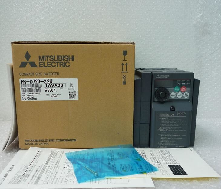 Mitsubishi inverter FR-D720-2.2K FR-D720 series, 3-phase 220V 50HZ mitsubishi electric variable frequency inverter