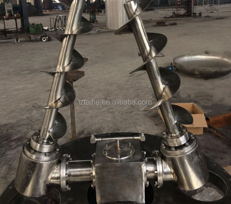 Conical Screw Mixer Twin Screw Laboratory Conical Mixer with Video Inspection