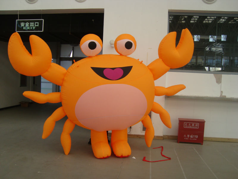 Giant Inflatable Cartoon Mascot Customized Oxford Cute Advertising