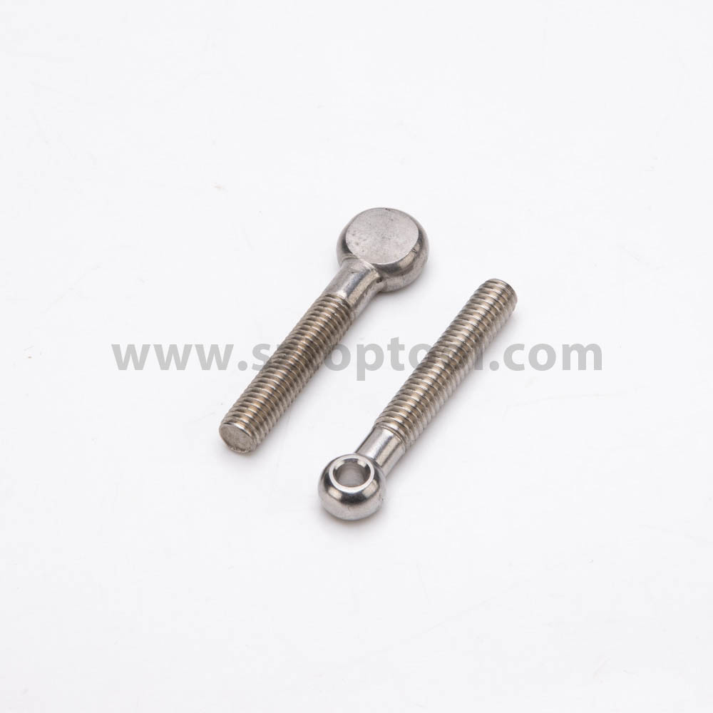 M8 Stainless Steel Eye Bolt Polished SS Eye Bolts For Power Facilities