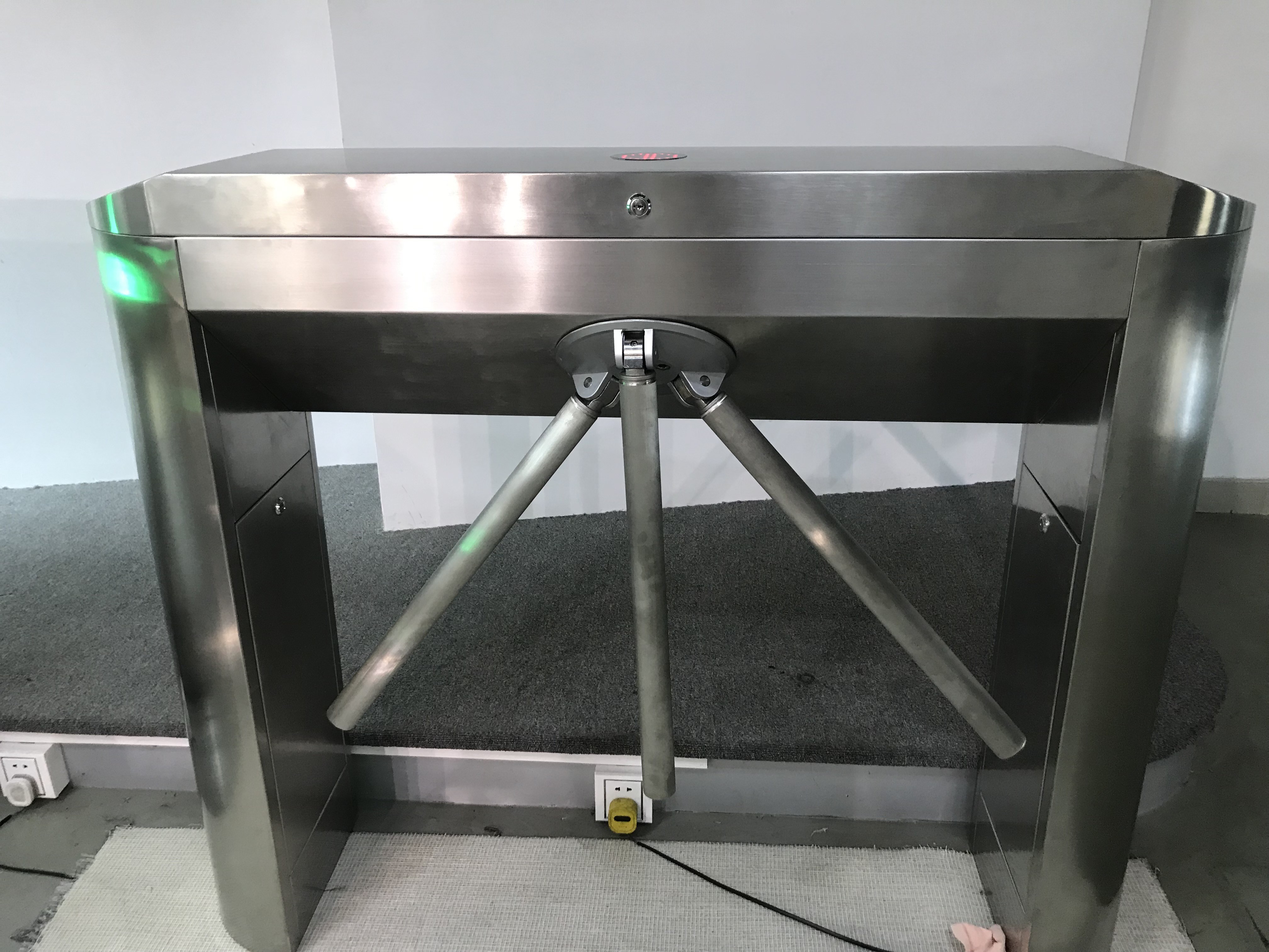 RS232 Communication Access Control Turnstile Gate Die - Casting Alloy Aluminum