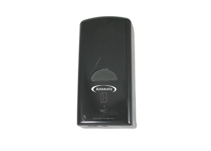Black No Touch Hand Sanitizer Dispenser Low Power Consumption Public Washroom Mounted