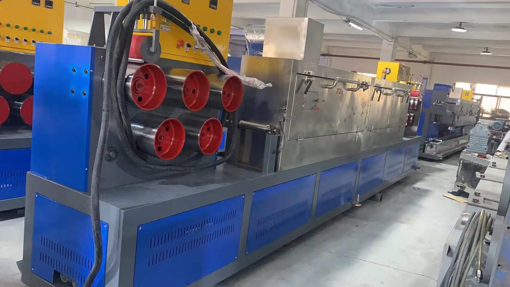 PLC Control Easy Operation High Capacity PP Flexible Strapping Equipment/Flexible Strapping Production Line