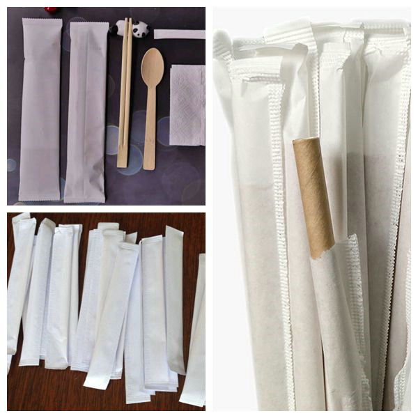 27mm White brown Kraft Wrapping Paper For Straw Packing 24g 28g 