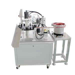 Desktop turntable spout bag filling and capping machine