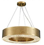ODM Crystal Custom Pendant Light Fixtures ISO9001 Rust Prevention