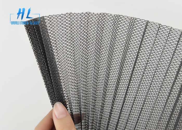 Polyester Plisse Retractable Screen , 80g/M2 Weight Pleated Fly Screen