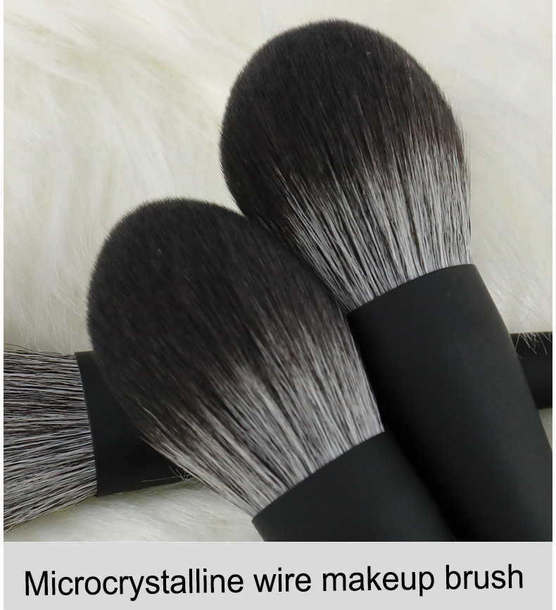 10pcs Premium Cosmetic Makeup Brush Set Cruelty Free Microcrystalline Hair Rubber Oil Processing