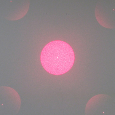 Circular Plane DOE Laser Module 520nm 100mw