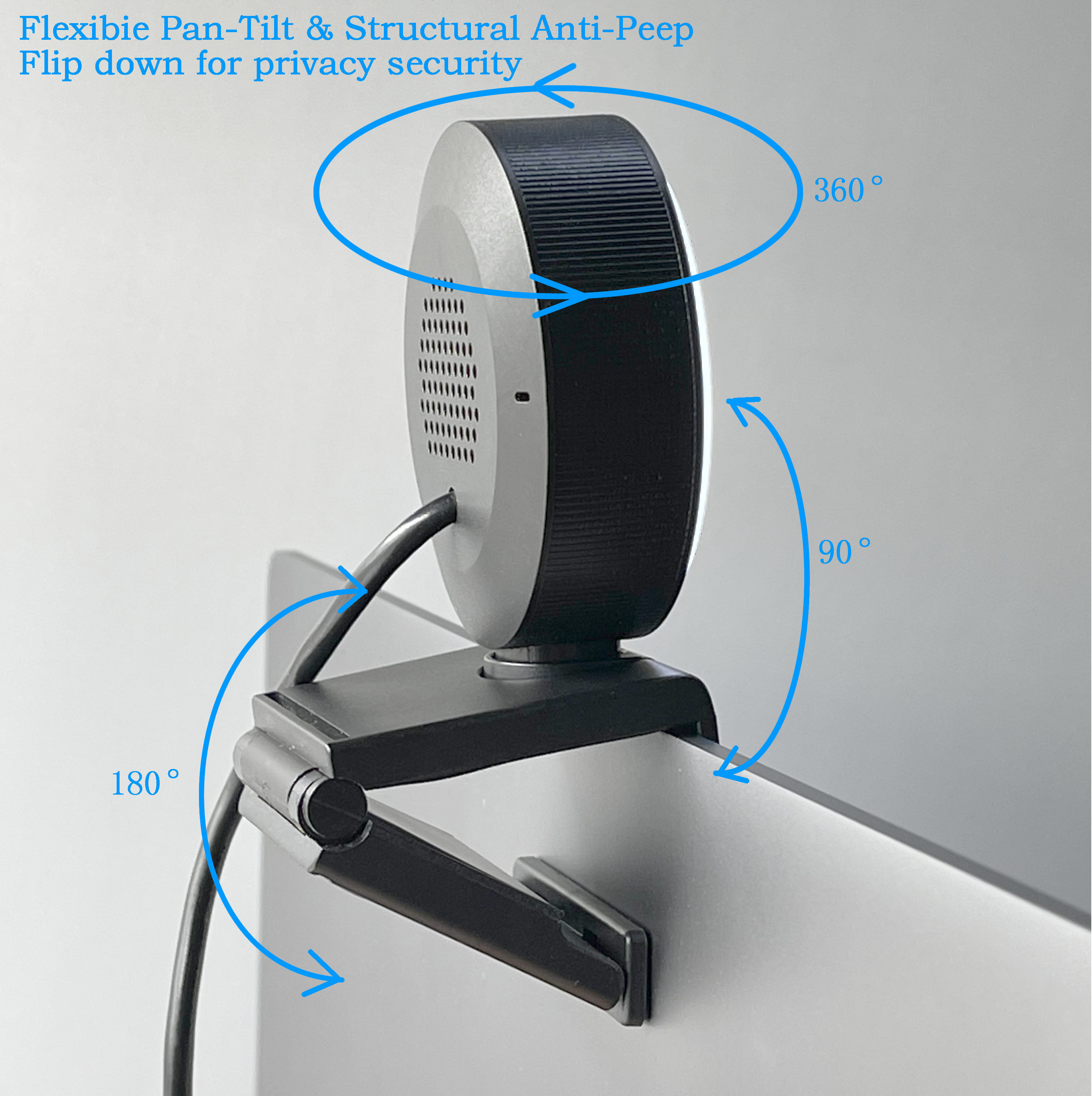 USB2.0 2.0MP AF Auto Focus Lens Webcam 30 Frames / Sec