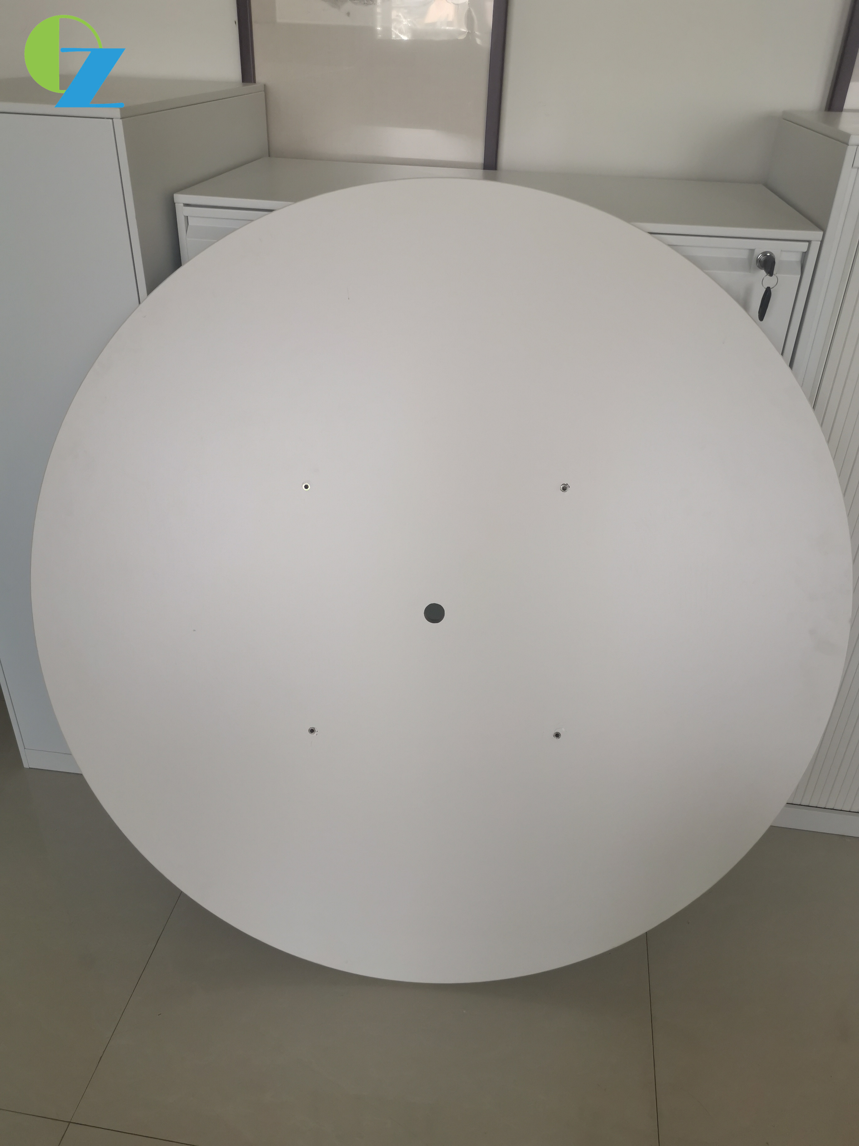 White Round Or Square Meeting Table Coffee Table And Negociation Desk