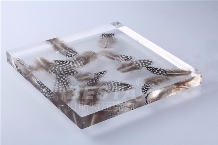 Special Effects Feather Material Cast Acrylic Sheets 15mm-60mm Thickness