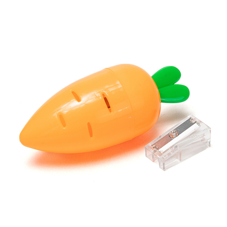Innovative Non Screw Cartoon Pencil Sharpener Plasic