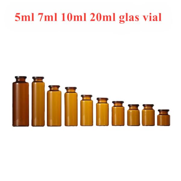 sterile 10ml vial 5ml Clear Amber Moulded Sterilie Medical Cosmetic Low
