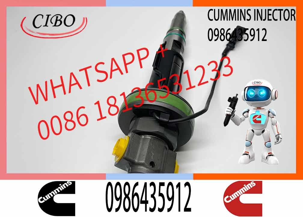 NINE Brand Hot Sales Common Rail Fuel Injector 0986435912 Diesel Injector 0 986 435 912