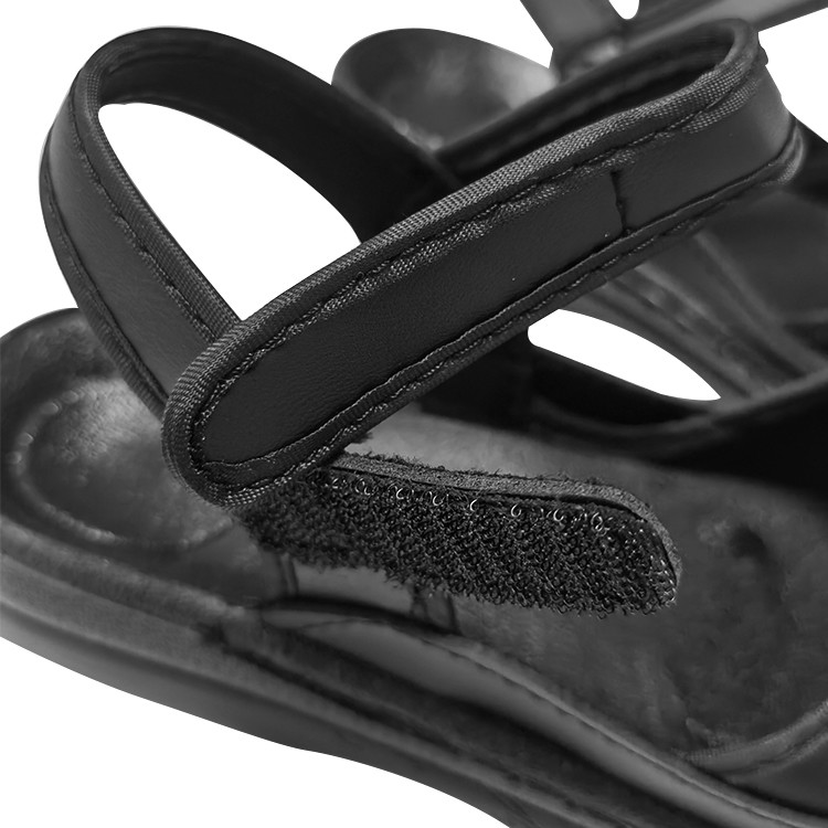 Waterproof Anti Slip ESD PU Leather Sandals For Cleanroom