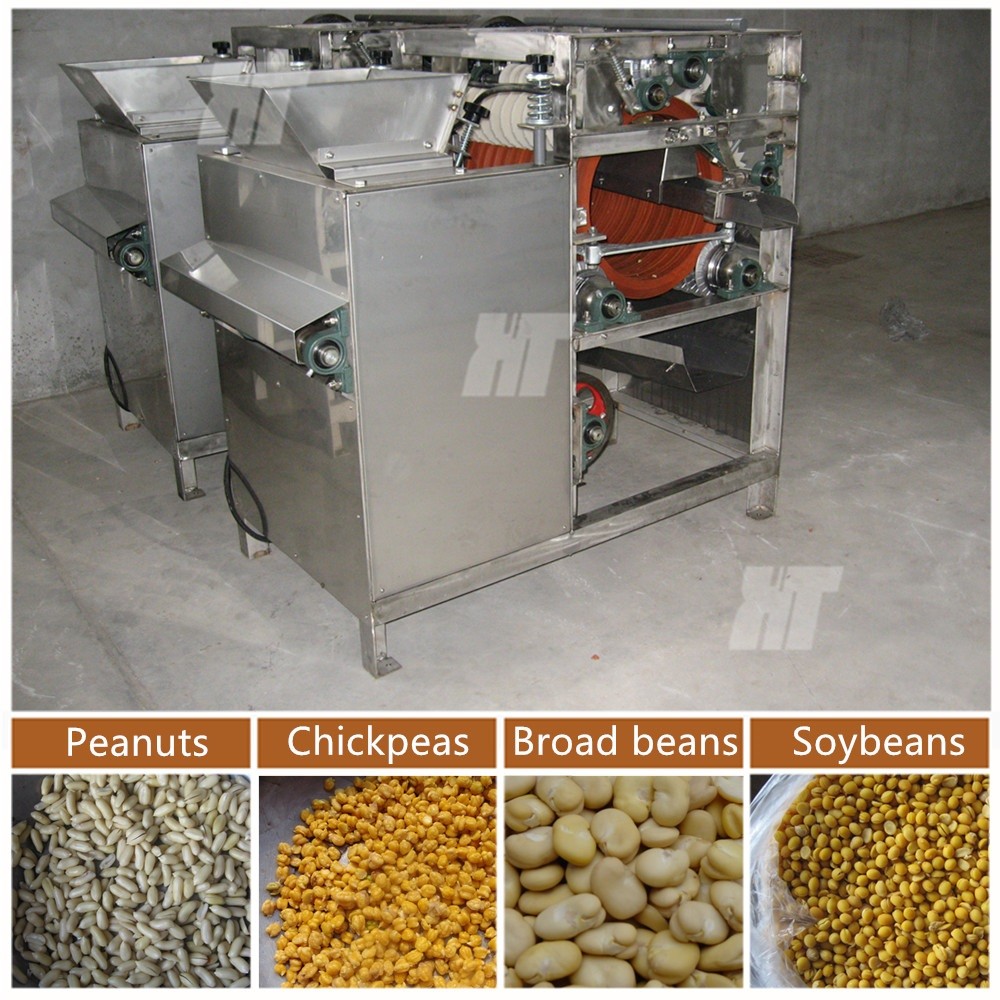Chickpea Peanut Skin Removing Machine Broad Bean Almond Peeling Equipment