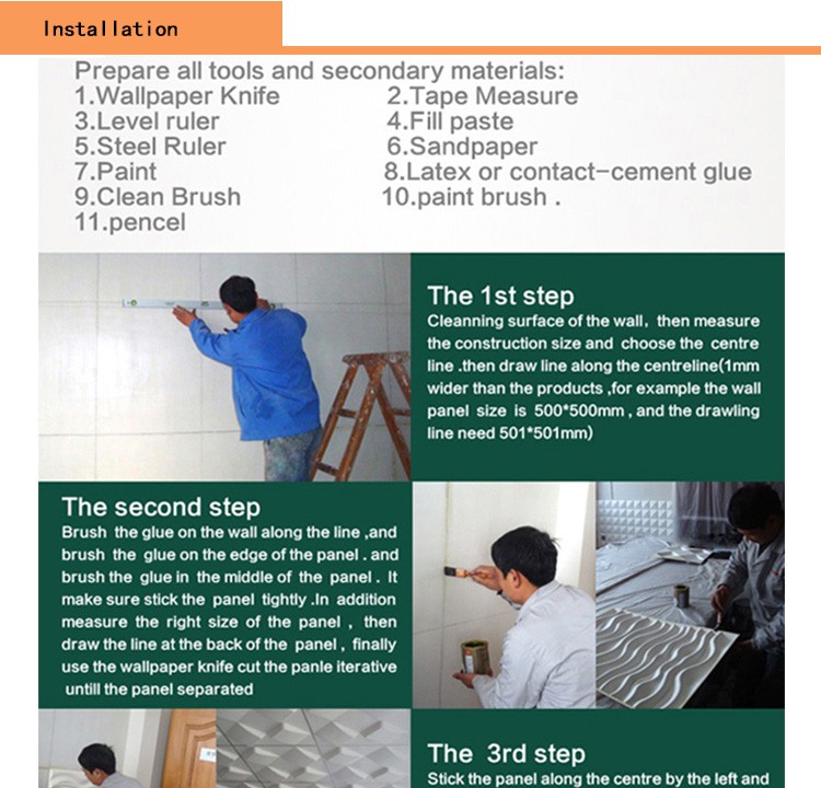3D Wall Panel Interior Wall Decoration Panel PVC Wall Decorative Panel Modern