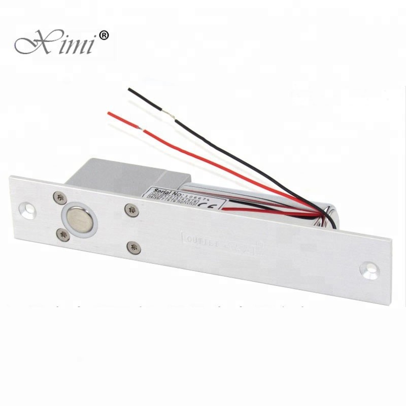 Access Control System Glass Door Lock XM-200D Electronic Bolt Lock With Signal Feedback And Timer Relay