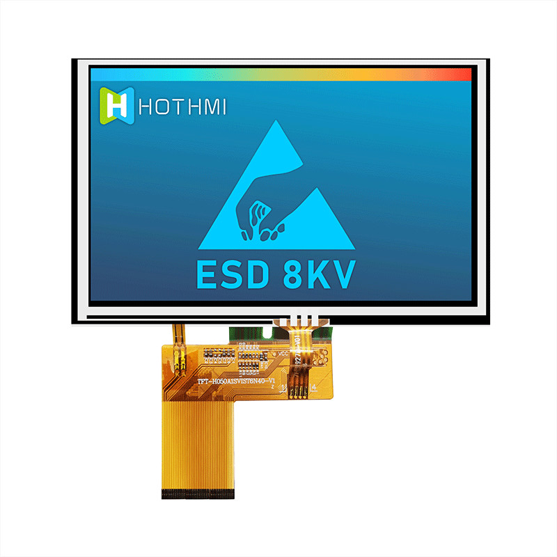 Resistive 5 Inch TFT LCD Display Panel IC 7262 800x480 Dots 40PIN TFT-H050A1SVIST4R40