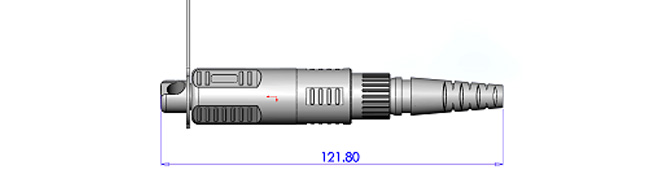 Waterproof Pre Connectorized Cable Compatible With SC Optitap Connector