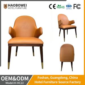 Buy cheap Luxury Back PU Leather Hotel Dining Chair Furniture Restaurant ODM product