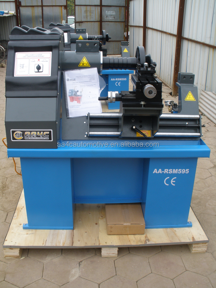 AA4C 30'' Rim straightening machine with lathe AA-RSM595