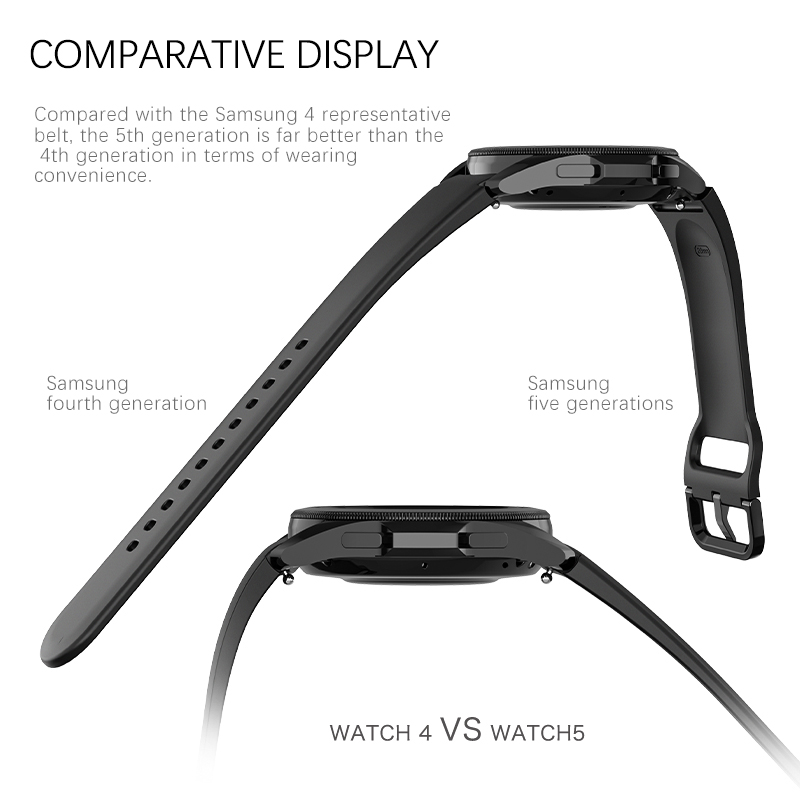 20mm Replacement Bracelets Watch Band for SamSung GaLaxy Watch 4 5 44mm 45mm 10 Colors