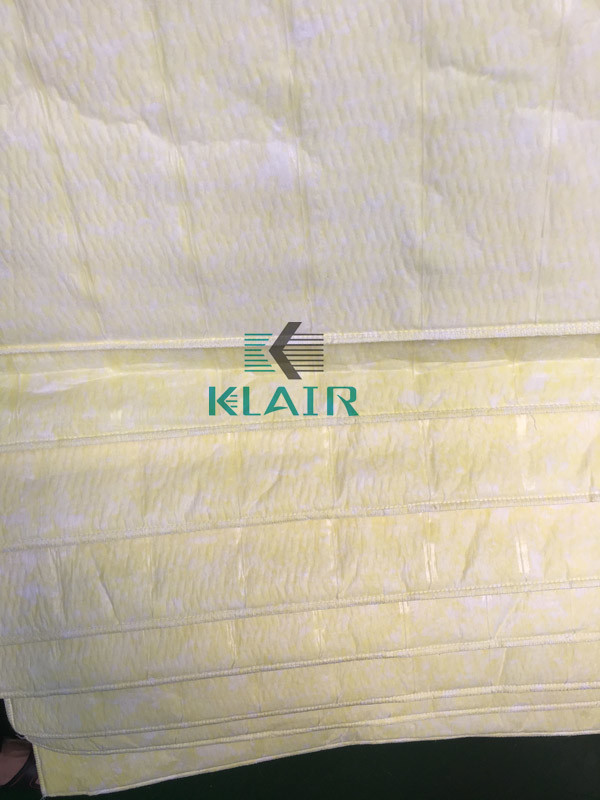 Fiberglass Pocket High Temperature Air Filter M5 To F9 Low Pressure Drop