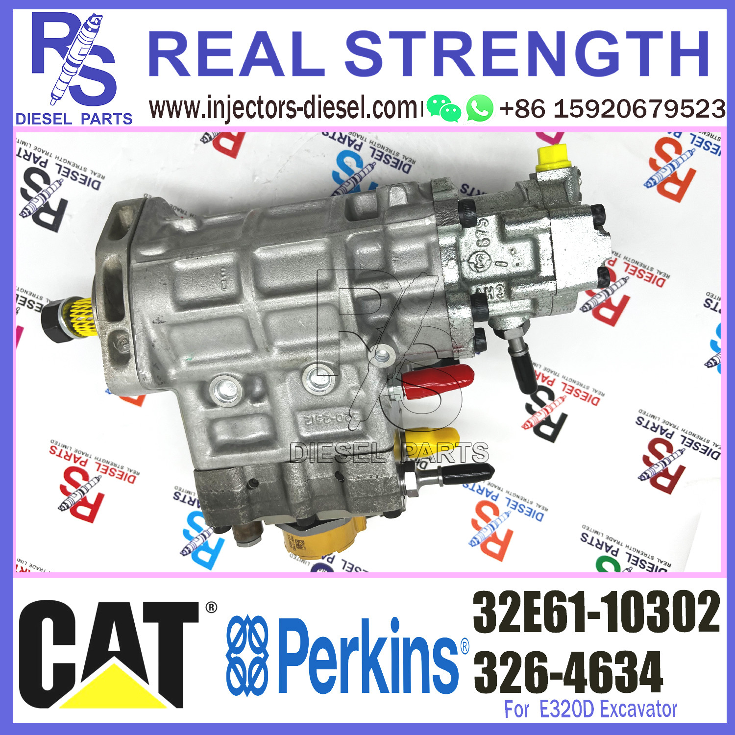 3264634 326-4634 Diesel Engine Fuel Pump CAT 312D C4.2 Fuel Injection Pump