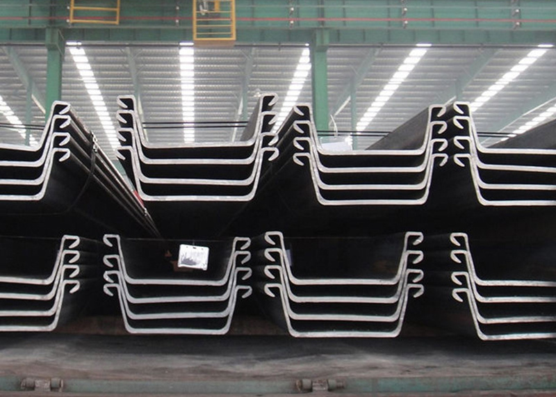 Cold Rolled/Cold Formed Steel Sheet Piles U Type Sheet Piles Section From GPU 3-350A to GPU 46-750