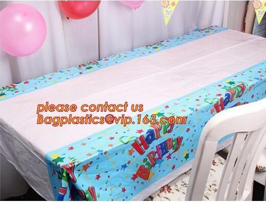 Creative Boys Girls Birthday Party Tablecloth Plastic Disposable Outdoor Kids