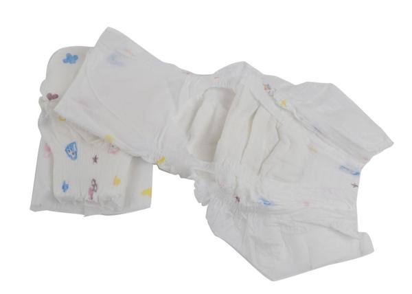 Non Woven Fabric Disposable Baby Diaper 18lbs Fluff Pulp Environmental