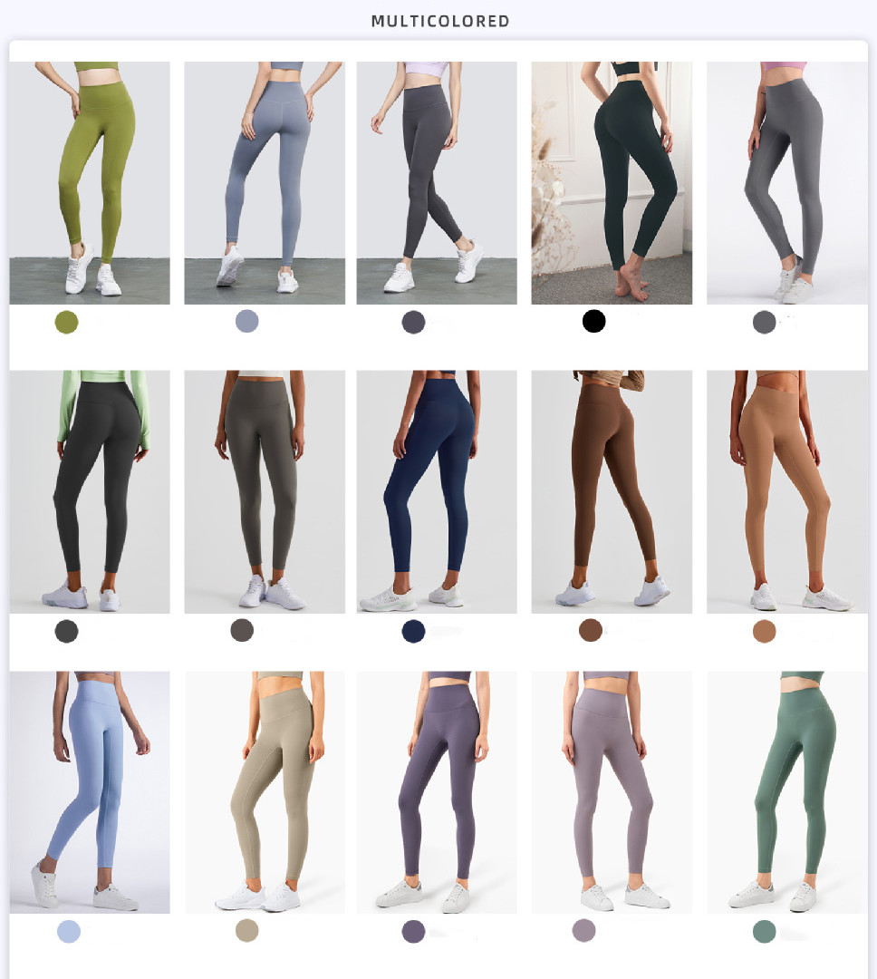 Breathable Activewear High Waist Hidden Pocket Four-Way Stretch Athletic Leggings Yoga Pants Workout Tights