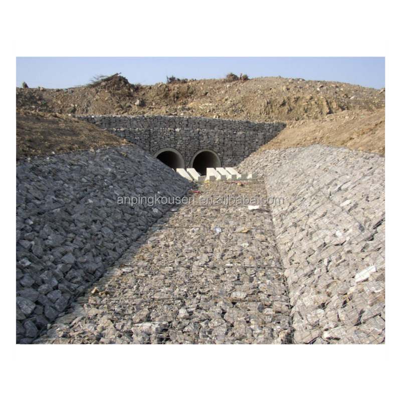 Electric Wire Mesh Gabion Box 2x1x1 for Hot Dipped Galvanized Coating Protection