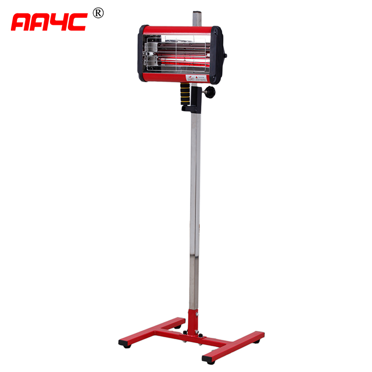 Outdoor Vehicle Spray Booth Drying Infrared Heat Lamp For Drying Paint Spray Painting 800W With Basement