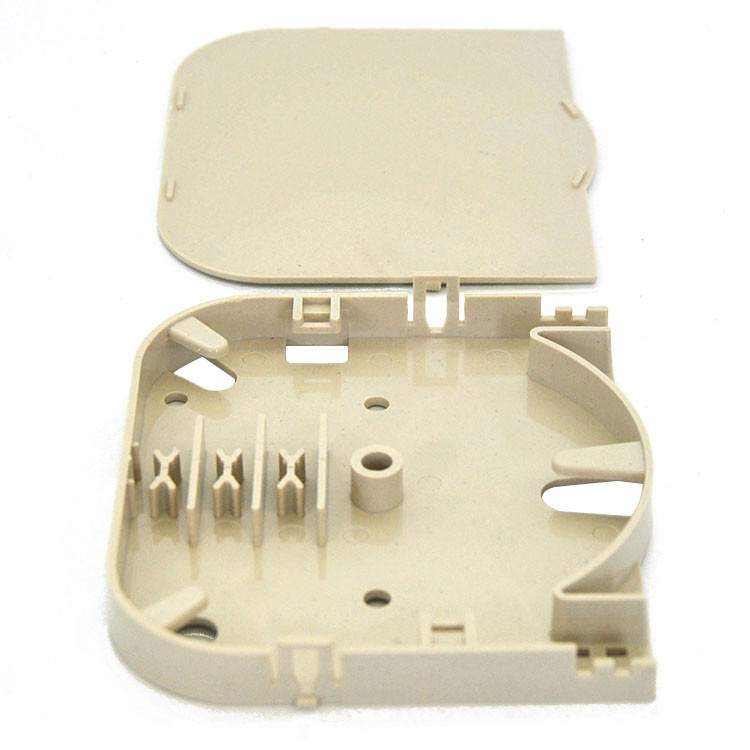 Compact Size Fiber Optic Patch Panel 6 Core Optical Fusion Splice Tray ABS Material