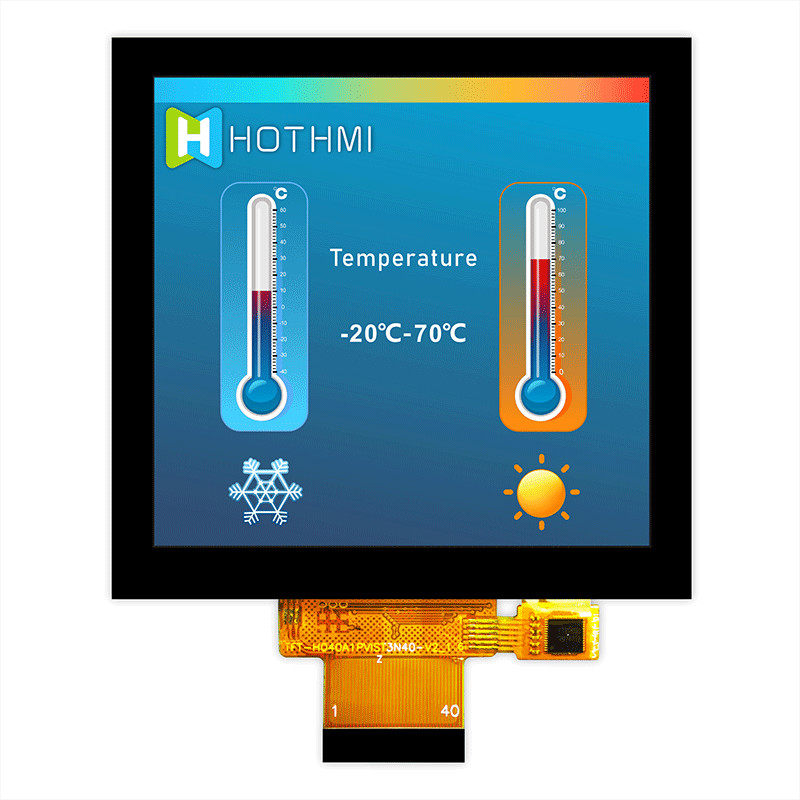 4.0 Inch 480x480 Square Display TFT Lcd Module IPS SPI FT6336U With Pcap Monitor